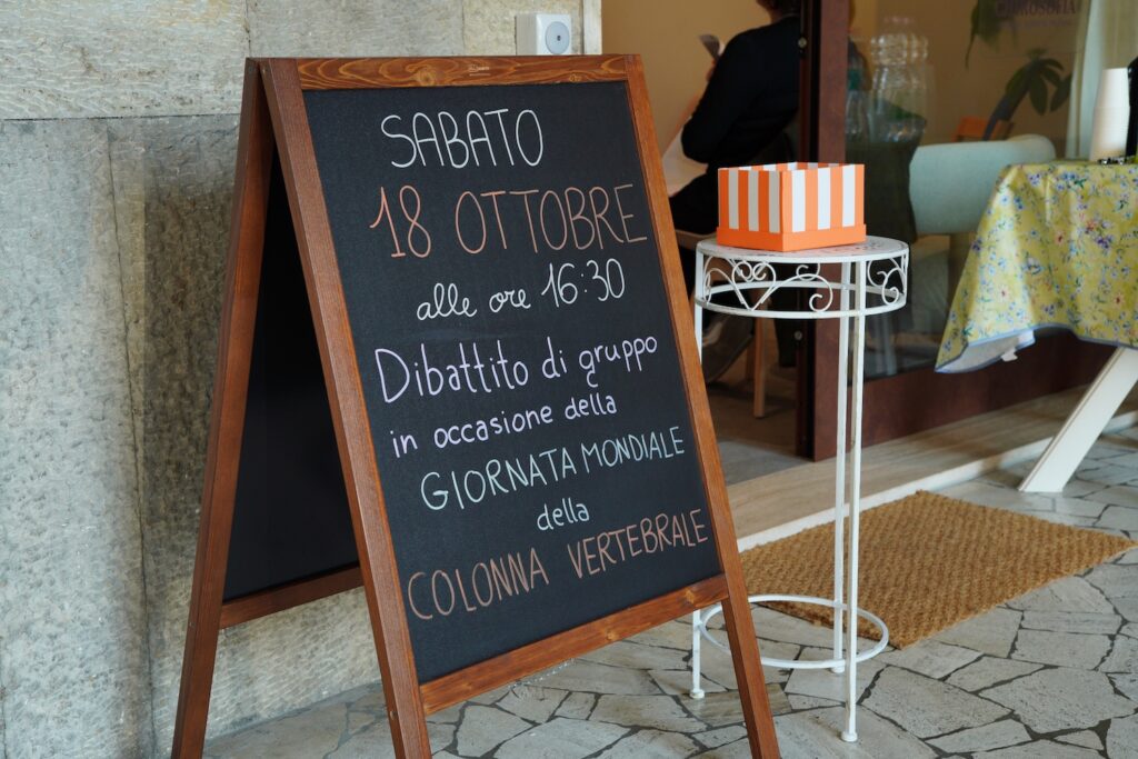 Sofia Khanchandani Chiropratica Chiropratico World Spine Day Colonna vertebrale Giornata Mondiale Associazione Italiana Chiropratici